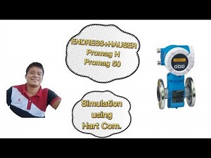 Endress+Hauser |Promag 50|Promag H | Simulation | Calibration | Tagalog Tutorial | Hart Communicator