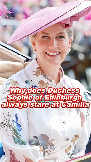 Why does Duchess Sophie of Edinburgh always stare at Camilla? #sophie #camilla #diana #william