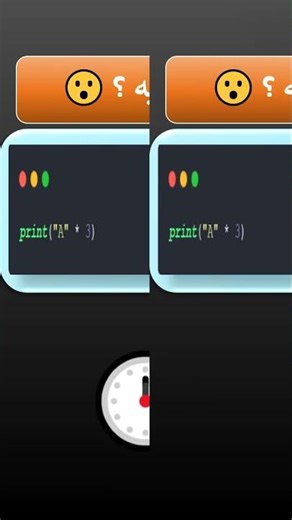 ✖️ | بايثون بتضرب الحروف 😮😱 #coding #اكسبلور #python #programming