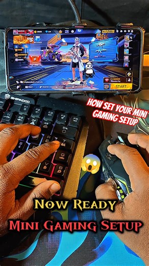 🔥 How to Setup Mini Keyboard & Mouse 📲🖱️⌨️ | #shorts #freefire #viral