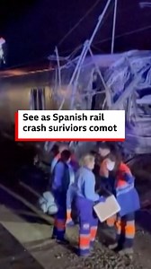 At least 39 pipo don die and dozens more injure for di worst rail crash for Spain in ova ten years - dis na according to di kontri Civil guard. Carriages for one train wey bin dey go Madrid, miss road enta opposite tracks to jam one train wey just dey go im own jeje. Di rail networks say four hundred passengers and staff bin dey di two trains. | BBC News Pidgin