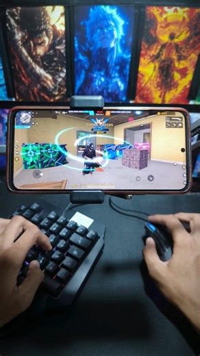 Keyboard + Mouse = UNFAIR Advantage? 😳 1v4 Clutch Free Fire