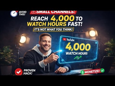 How to Get 4,000 Watch Hours on YouTube Fast
