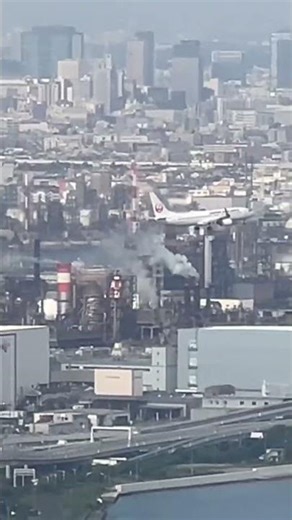 羽田でJALとANA同時アプローチ！#羽田#空の旅 #travel