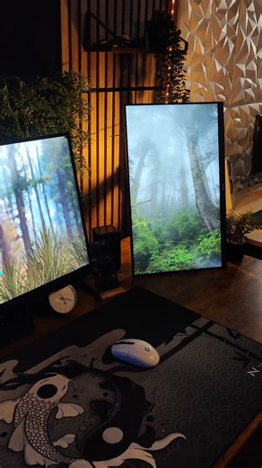 Wood theme gaming Setup #gaming #gamingsetup #pcgaming