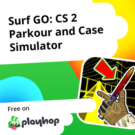 Surf GO: CS 2 Parkour and Case Simulator: Play Online For Free On Playhop