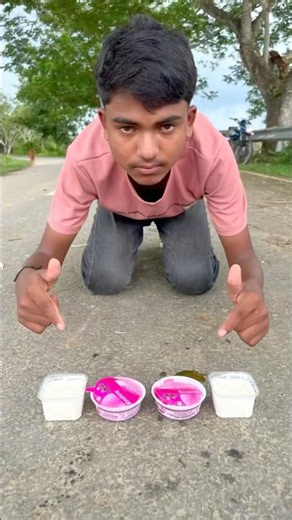 ₹10 Kimo Strawberry Yogurt 🥰 Vs ₹20 Fresh Curd 🤔 Taste Test Challenge