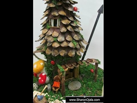 Fairy Dollhouse Roof Tutorial
