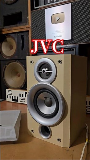 JVC Mini Bookshelf BASS REFLEX SPEAKERS - SPEAKER - Micro HiFi System JVC Victor Company of Japan
