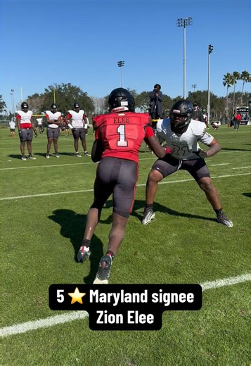 The No. 1 DE in the country Zion Elee winning with power and finesee #footballtiktok #uanext