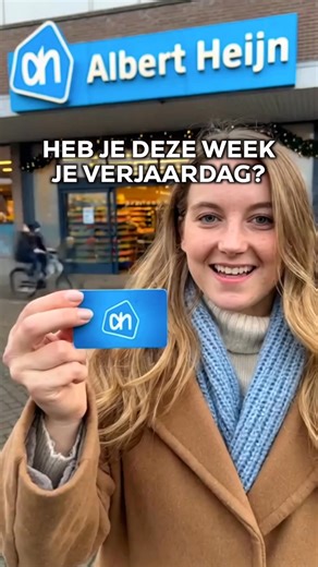 Heb je deze week je verjaardag? Zo ja, dan zou je een Albert Heijn-cadeaubon gratis kunnen krijgen! 💙 | Rewards Program