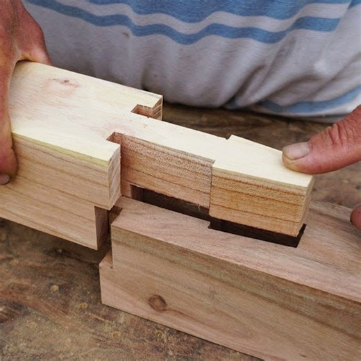 Japanese Pole Tenon Splice Method That Lasts Forever | DIY & Crafts USA