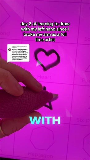 Drawing with My Left Hand: Art Challenge Day 2