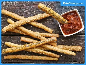 Ultimate Keto Breadsticks These deliciously crunchy low-carb and grain-free breadsticks are egg-free and ideal for healthy snacking. ➡ https://ketodietapp.com/Blog/lchf/ultimate-keto-breadsticks | KetoDiet App | Facebook
