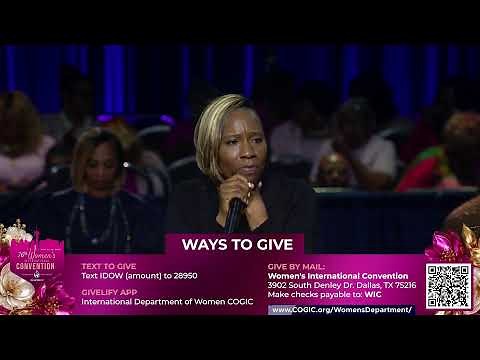 Thursday Evening of the 76th Women's International Convention