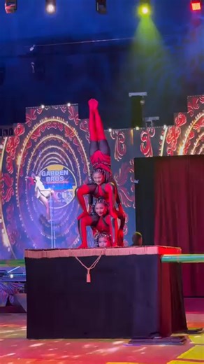 7.5K views · 24 reactions | Check out these incredible acrobats at Garden Bros Circus! ✨ These talented performers balance on each other in the most awe-inspiring and intricate ways. Their precision and grace are truly mesmerizing! Don’t miss this stunning act! Follow me for more circus adventures: #GardenBrosCircus #Acrobats #CircusLife #Acrobatics #BalancingAct #AmazingPerformers #InstagramCircus #MesmerizingMoments | EnchanterDancer | Facebook