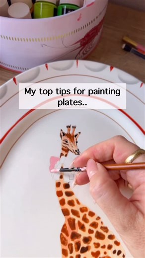 YVONNE FISHER on Instagram: "A few little lessons I’ve learned (the hard way 😬) from painting lots of vintage plates! Hope they help and please do tag me if you end up giving it a go yourself- i’d LOVE to see them ☺️ • • • • • • #yvonneedllen #handpaintedchina #vintageinspired #diyart #creativeprocess #paintingplates #upcycleinspiration #craftinspo #handmadeuk #madeinlondon #smallbusinesslove #artistsoninstagram #creativecommunity #designinspo #makersgonnamake #artandcrafts #slowcreativi