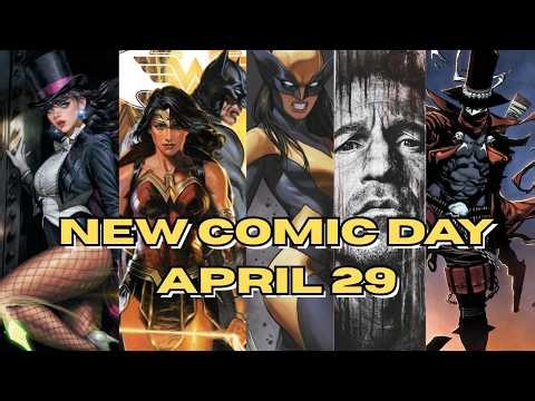 NEW COMIC BOOKS RELEASING APRIL 29! DC/MARVEL/IMAGE #comics #marvel #dccomics #comicbooks