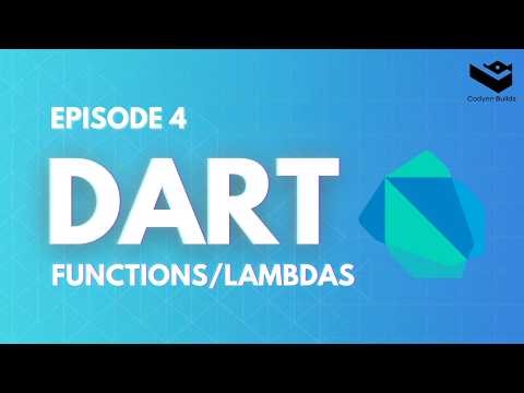Dart Functions & Arrow Syntax Explained | Dart Programming for Flutter #4