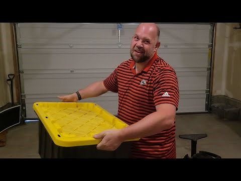 Review for HDX 27 gallon storage container