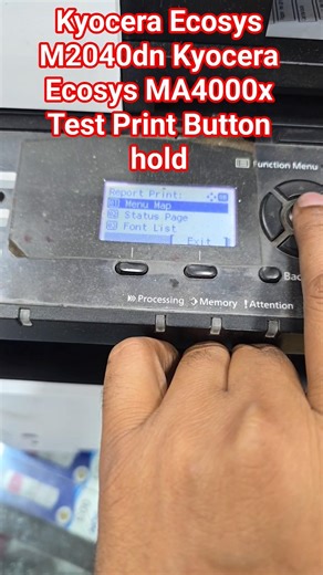 Kyocera Ecosys M2040dn Kyocera Ecosys MA4000x Test Print #kyocera #services #printersupportsoftware