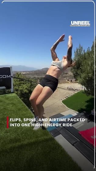Mastering Trampwall: Amanda's Journey from Training to Epic Aerial Stunts!