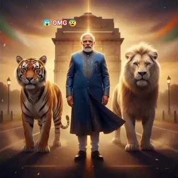 OMG! PM Modi Walks with Lion & Tiger on Rajpath 😱🇮🇳 | The Pride of India