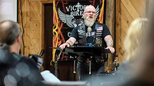 At Victory Biker Church, the pastor rides a Harley