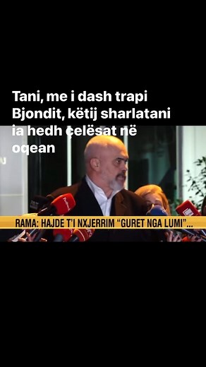 280K views · 2.2K reactions | Tani, me i dash trapi Bjondit, këtij sharlatani ia hedh çelësat në oqean. A do ketë aq shumë para sa ta blejë, se Sazani nuk mjafton, ta shohim. | Hysni Gurra | Facebook