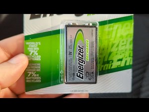 FINALLY a 9V Rechargeable NAME BRAND Battery!!