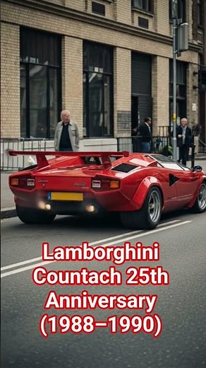 Lamborghini Countach 25th Anniversary (1988–1990) | The Ultimate Evolution of an Icon