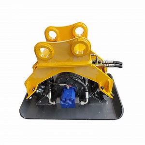 [Hot Item] Homie Excavator Attachment Hydraulic Vibrating Plate Compactor for Road Construction
