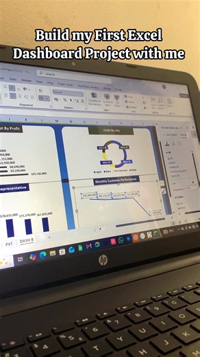 Build my first Excel project with me . I’m so proud of myself ❤️#excel #excelproject #dataanalysis #data #learninginpublic