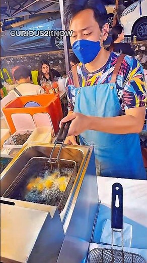 🔥 Crispy Fried Milk! Unique Hot Dessert You Must Try in KL Night Market 🇲🇾