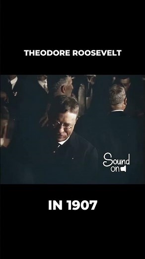 President Theodore Roosevelt in 1907! 🇺🇸 [Restored]