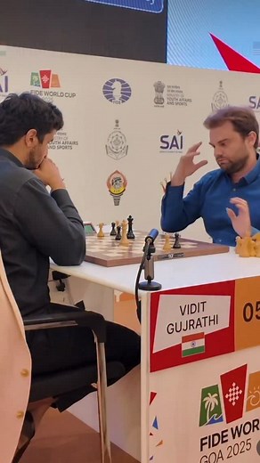 1.5K views · 146 reactions | Vidit exits World Cup in Round 3 Tie Break | Chesswithlokesh | Facebook