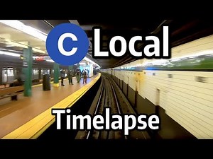 ⁴ᴷ⁶⁰ NYC Subway Timelapse - The C Local to Euclid Avenue