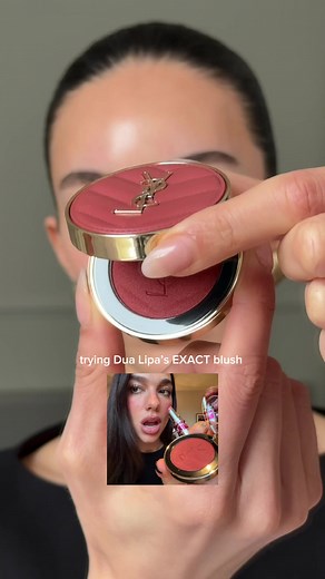 Recreating Dua Lipa's Brit Awards Blush Look