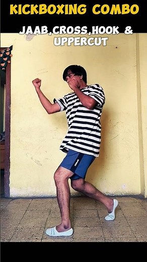 Kickboxing punching Combo with Steps ll #ytshorts #boxing #martialarts#kickboxing #punchingcombos