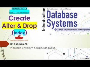 Chap 8 - MySQL (Lect. & Lab) Indexes | Types of Indexes | Create & Drop Indexes | Practical