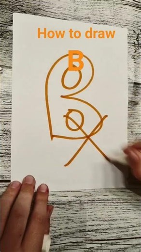 how to draw b