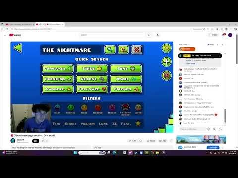Zoink dying on the nightmare (easiest demon level) best player btw