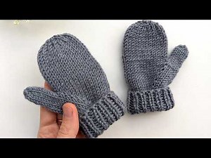 Knit Toddler Mittens (12+ Months)