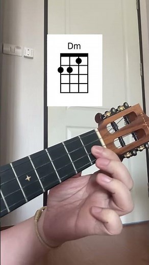 How to play chord Dm in ukukele #greennus #ukulele #ukuleletutorial