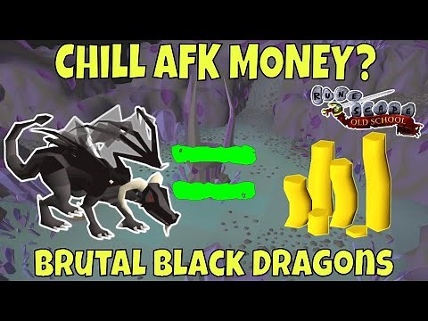 Killing Brutal Black Dragons For 1 Hour | OSRS Money Making