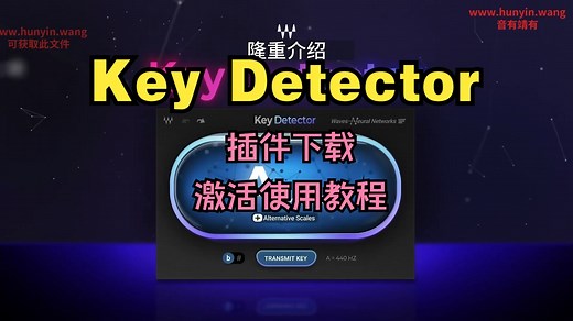 Key Detector音频插件下载智能AI音乐调性检测效果器激活使用教程