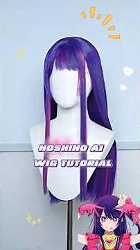 ASMR: Ai Hoshino from Oshi no Ko Wig Tutorial #aihoshino #oshinoko #wigstyling #osiascosplay #asmr
