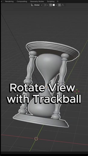 Using Rotate view in Blender