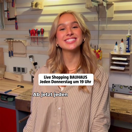 Entdecke BAUHAUS Live Shopping 🛠️ Spannende Themen und interaktive Live-Shows, in denen 30 Minuten geballtes Expertenwissen unterhaltsam vermittelt wird! ✔ Live in der App oder im Online-Shop ✔ Verpasste Shopping Events jederzeit nachschauen ➡️ Klicke HIER für mehr Informationen: www.bauhaus.info/live-shopping | BAUHAUS Deutschland