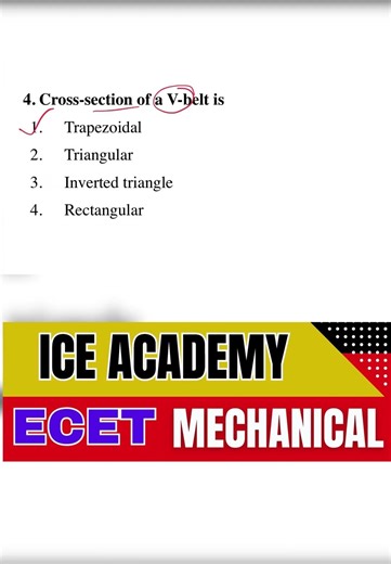 Mechanical MCQs for ECET 2026 🚀 | Q - 56 Strategy to Achieve Top Rank!,#ecet2026